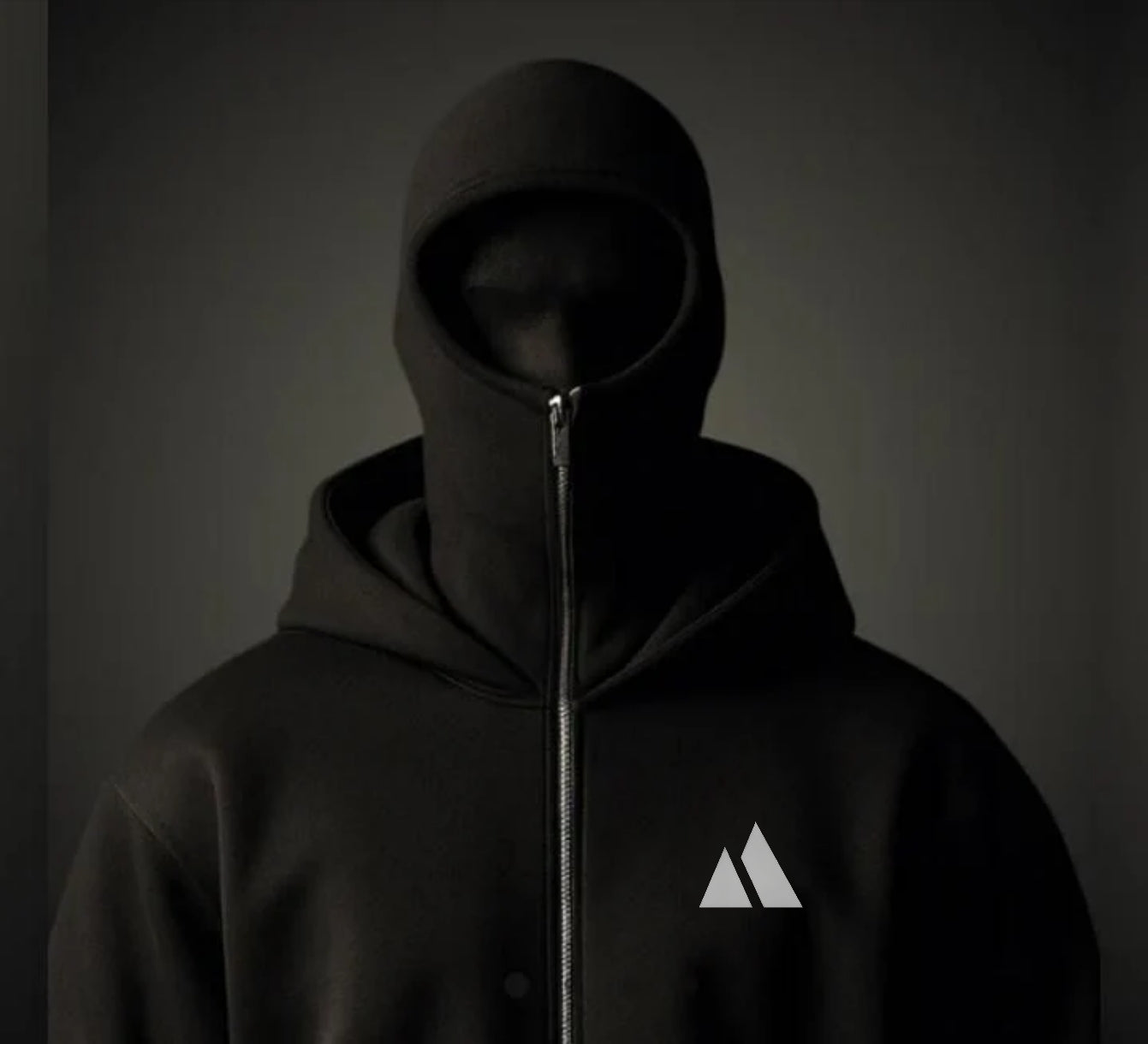 Fizoma Full Sleeves Zipper Hoodie with Mask