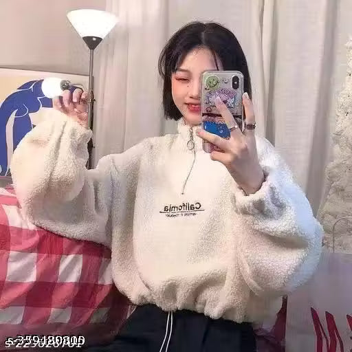 Winter Wear Pullover Sweatshirts for Girls & Women